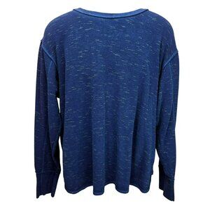 Robert Graham Mens Long Sleeve Navy Crewneck Sweater XL